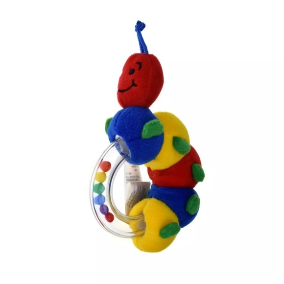Manhattan Baby Colorful Caterpillar Ring Rattle Sensory toy NEW NWT - Picture 2 of 11